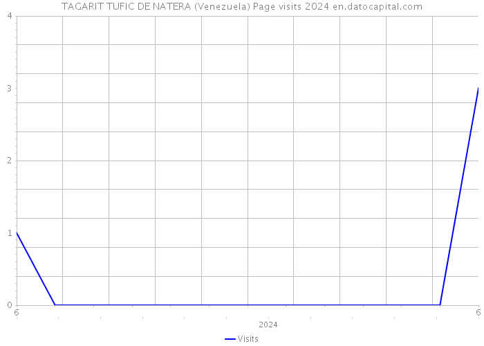 TAGARIT TUFIC DE NATERA (Venezuela) Page visits 2024 