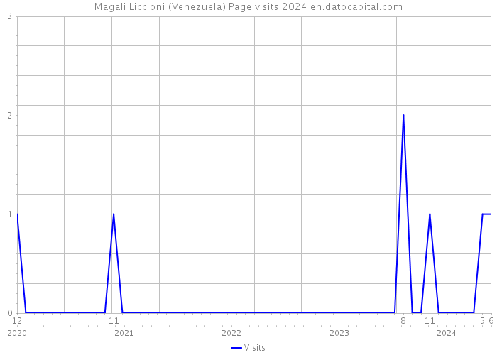 Magali Liccioni (Venezuela) Page visits 2024 