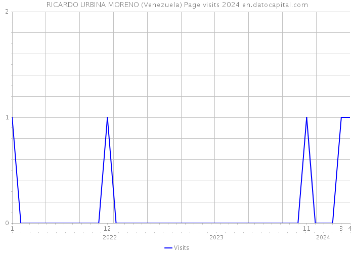 RICARDO URBINA MORENO (Venezuela) Page visits 2024 