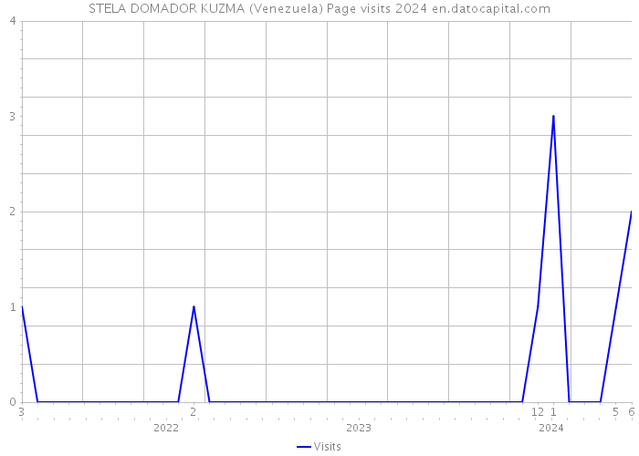 STELA DOMADOR KUZMA (Venezuela) Page visits 2024 