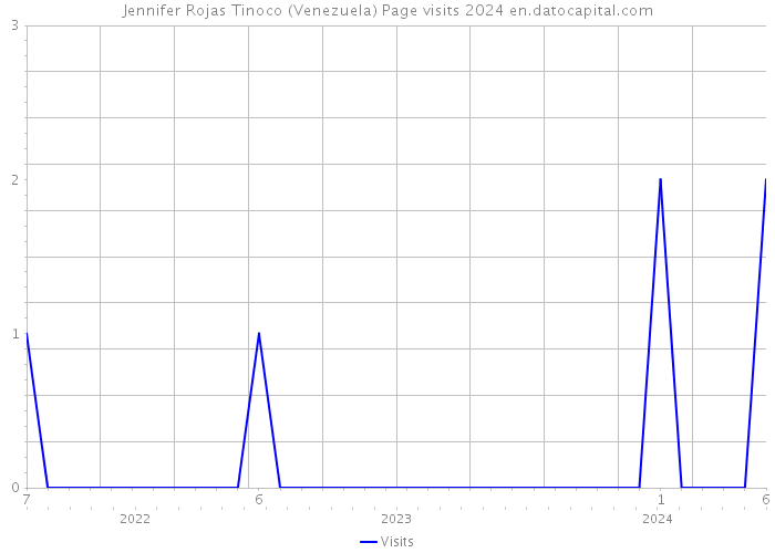 Jennifer Rojas Tinoco (Venezuela) Page visits 2024 