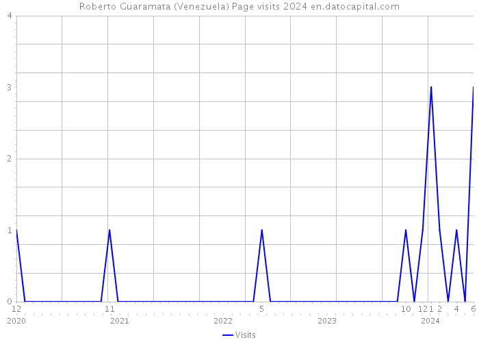 Roberto Guaramata (Venezuela) Page visits 2024 