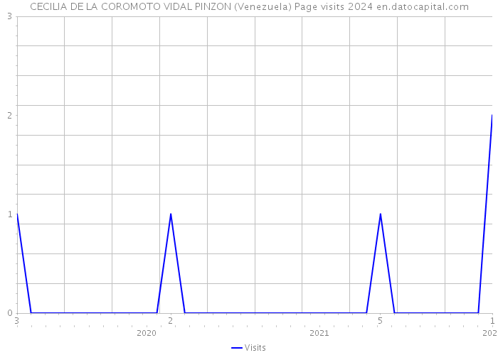 CECILIA DE LA COROMOTO VIDAL PINZON (Venezuela) Page visits 2024 