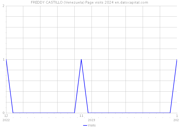 FREDDY CASTILLO (Venezuela) Page visits 2024 