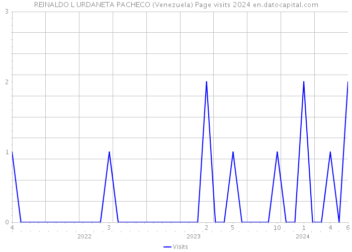 REINALDO L URDANETA PACHECO (Venezuela) Page visits 2024 