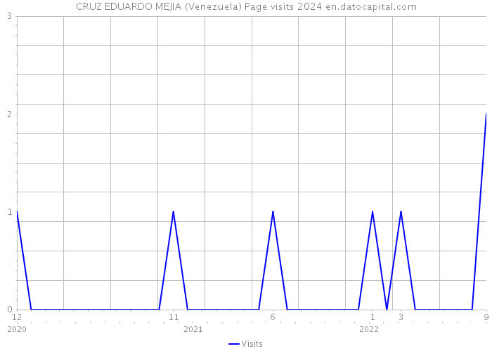 CRUZ EDUARDO MEJIA (Venezuela) Page visits 2024 