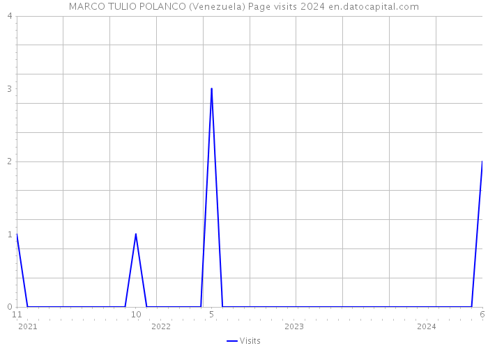 MARCO TULIO POLANCO (Venezuela) Page visits 2024 