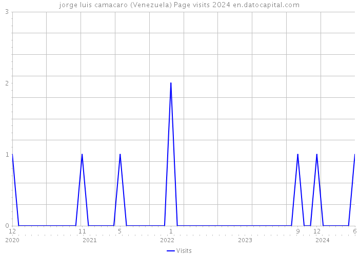 jorge luis camacaro (Venezuela) Page visits 2024 