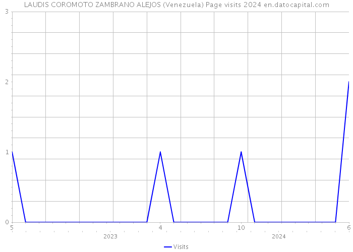 LAUDIS COROMOTO ZAMBRANO ALEJOS (Venezuela) Page visits 2024 