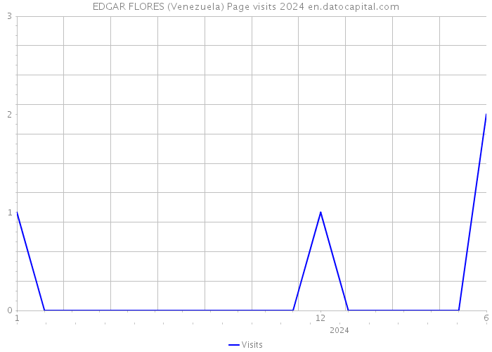 EDGAR FLORES (Venezuela) Page visits 2024 