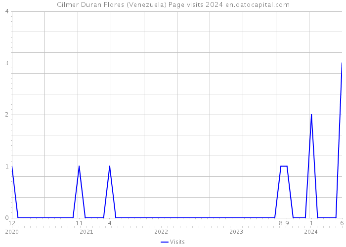 Gilmer Duran Flores (Venezuela) Page visits 2024 