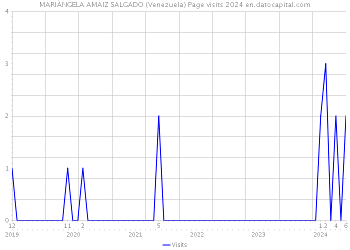 MARIÀNGELA AMAIZ SALGADO (Venezuela) Page visits 2024 