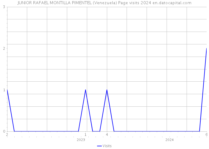 JUNIOR RAFAEL MONTILLA PIMENTEL (Venezuela) Page visits 2024 