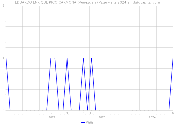 EDUARDO ENRIQUE RICO CARMONA (Venezuela) Page visits 2024 