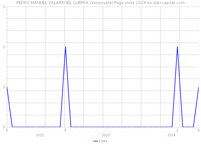 PEDRO MANUEL VILLARROEL GUERRA (Venezuela) Page visits 2024 