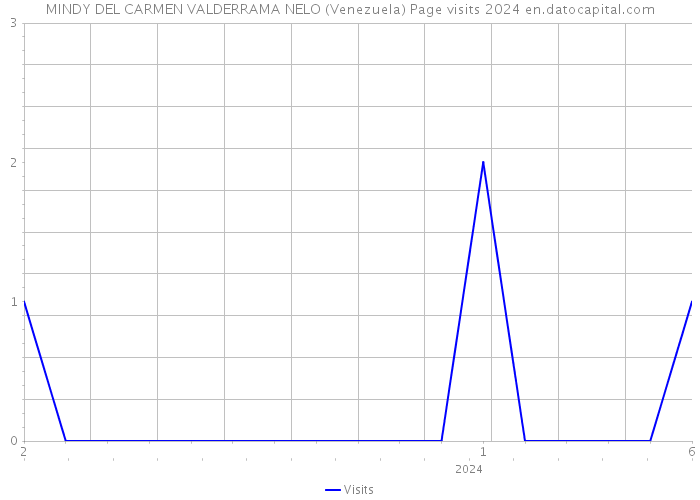 MINDY DEL CARMEN VALDERRAMA NELO (Venezuela) Page visits 2024 