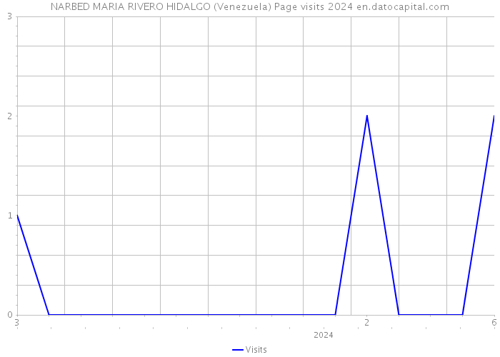 NARBED MARIA RIVERO HIDALGO (Venezuela) Page visits 2024 