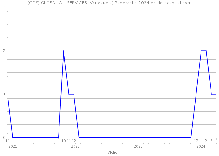 (GOS) GLOBAL OIL SERVICES (Venezuela) Page visits 2024 