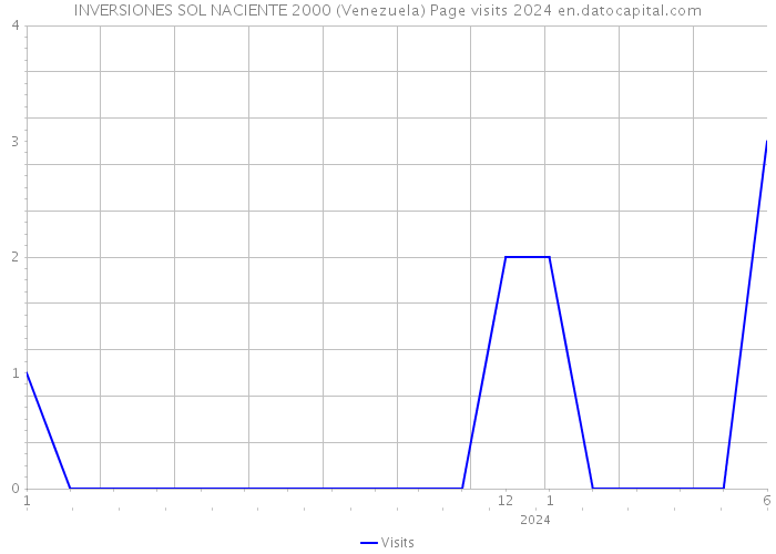 INVERSIONES SOL NACIENTE 2000 (Venezuela) Page visits 2024 