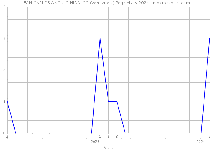 JEAN CARLOS ANGULO HIDALGO (Venezuela) Page visits 2024 