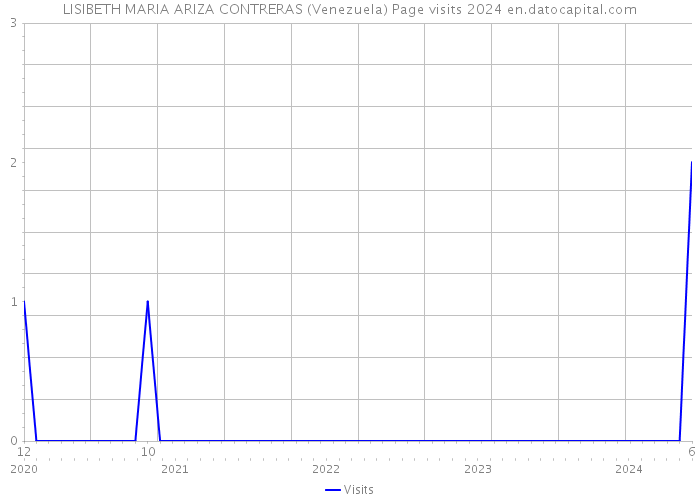 LISIBETH MARIA ARIZA CONTRERAS (Venezuela) Page visits 2024 
