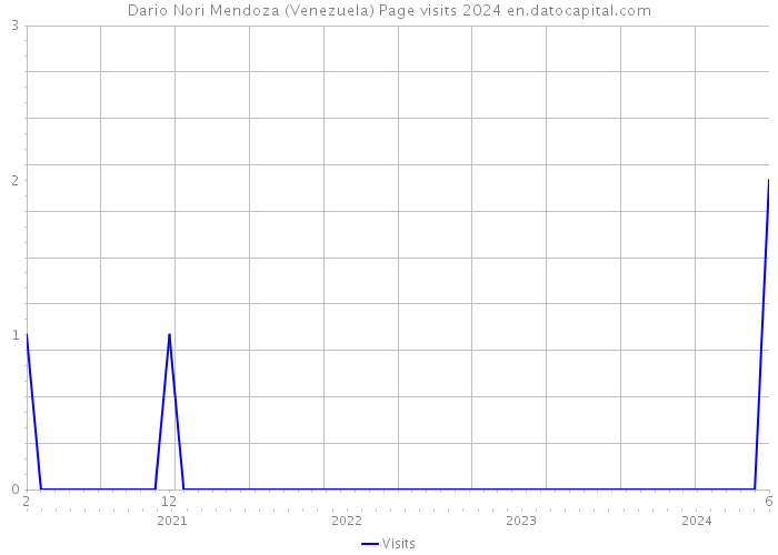 Dario Nori Mendoza (Venezuela) Page visits 2024 