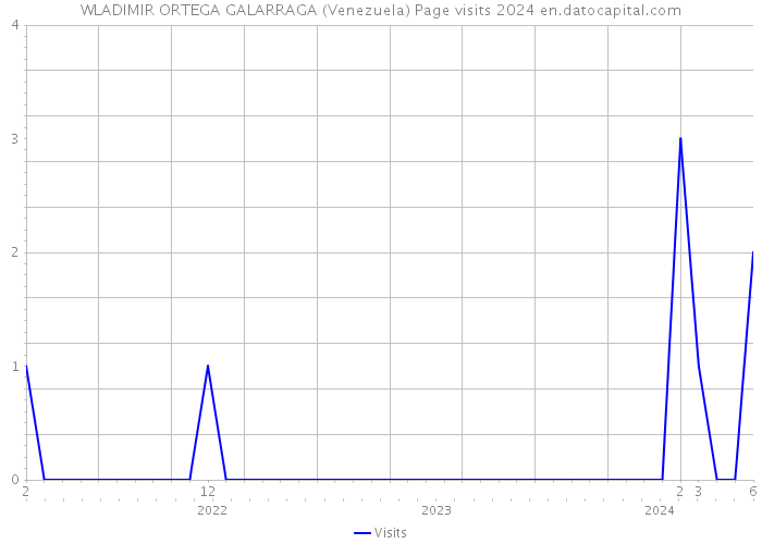 WLADIMIR ORTEGA GALARRAGA (Venezuela) Page visits 2024 