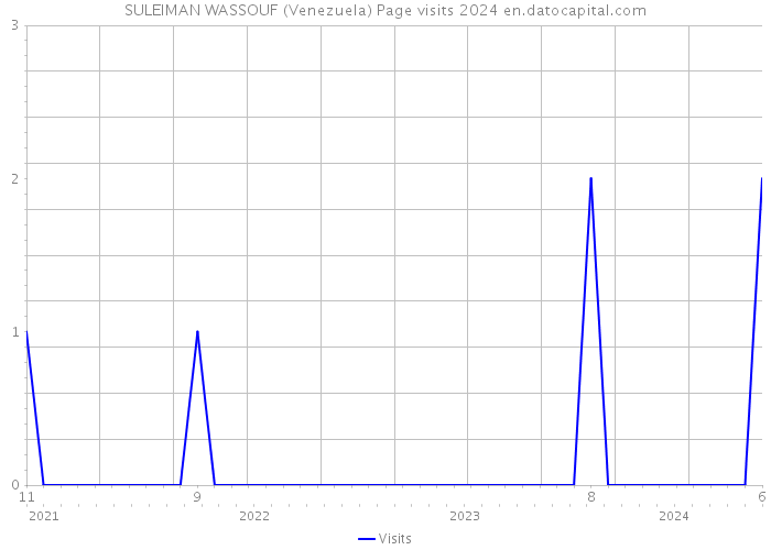 SULEIMAN WASSOUF (Venezuela) Page visits 2024 
