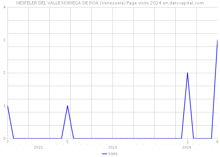 NESFELER DEL VALLE NORIEGA DE ROA (Venezuela) Page visits 2024 