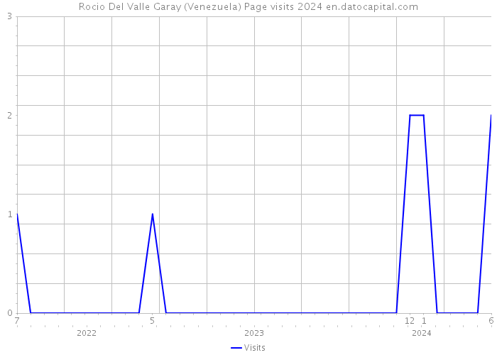 Rocio Del Valle Garay (Venezuela) Page visits 2024 
