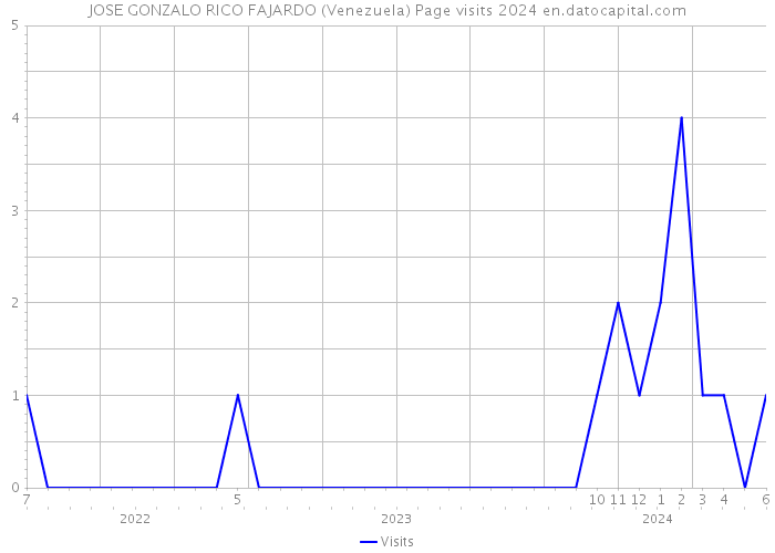 JOSE GONZALO RICO FAJARDO (Venezuela) Page visits 2024 