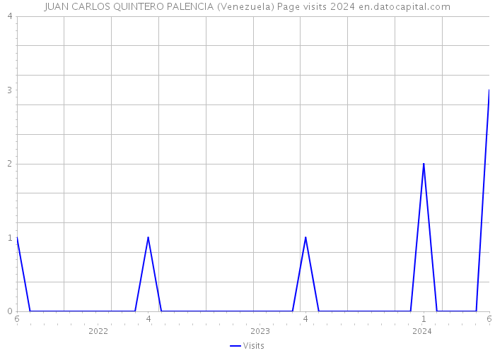 JUAN CARLOS QUINTERO PALENCIA (Venezuela) Page visits 2024 