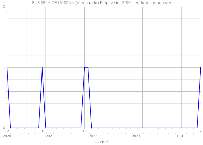 RUBISELA DE CASSAN (Venezuela) Page visits 2024 