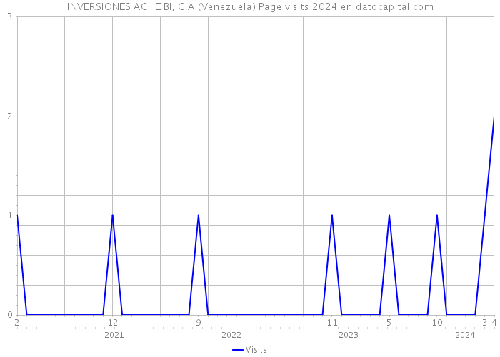 INVERSIONES ACHE BI, C.A (Venezuela) Page visits 2024 