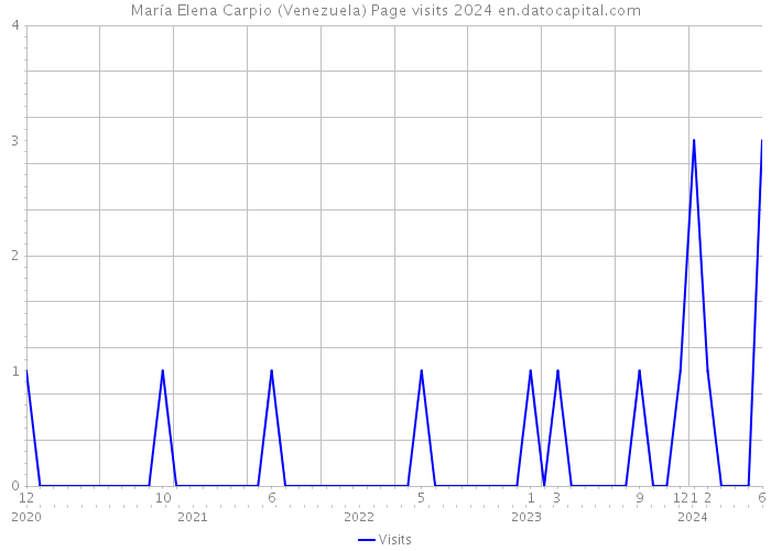 María Elena Carpio (Venezuela) Page visits 2024 