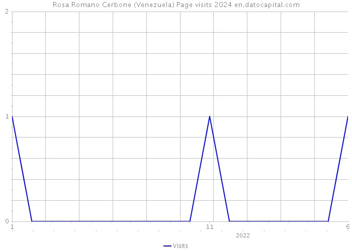 Rosa Romano Cerbone (Venezuela) Page visits 2024 