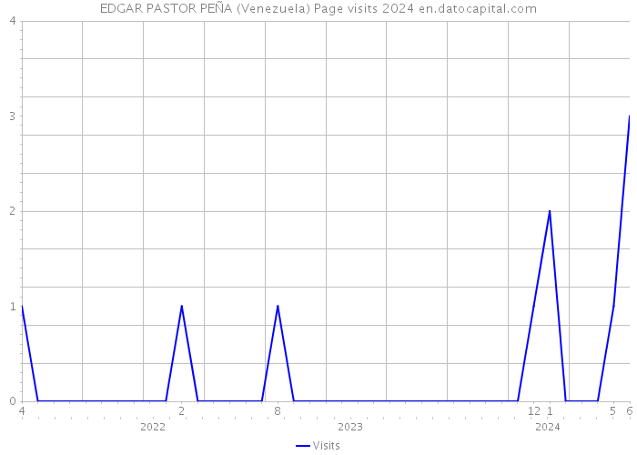 EDGAR PASTOR PEÑA (Venezuela) Page visits 2024 