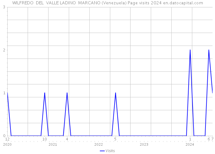 WILFREDO DEL VALLE LADINO MARCANO (Venezuela) Page visits 2024 