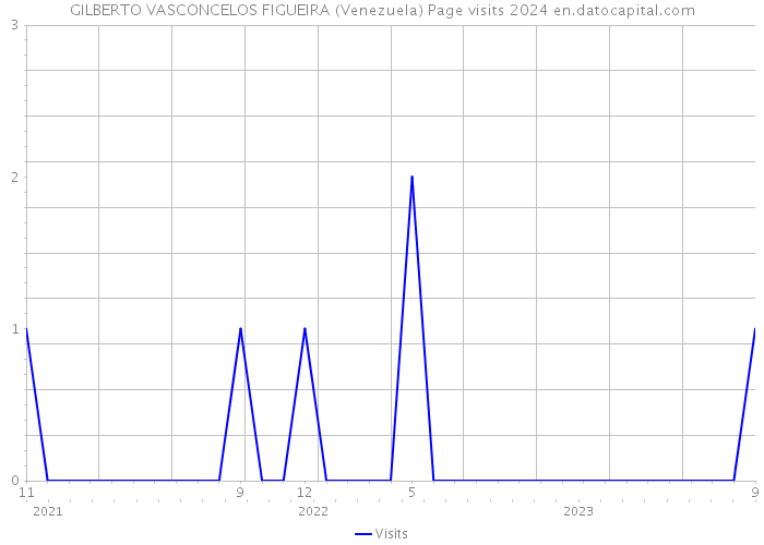 GILBERTO VASCONCELOS FIGUEIRA (Venezuela) Page visits 2024 