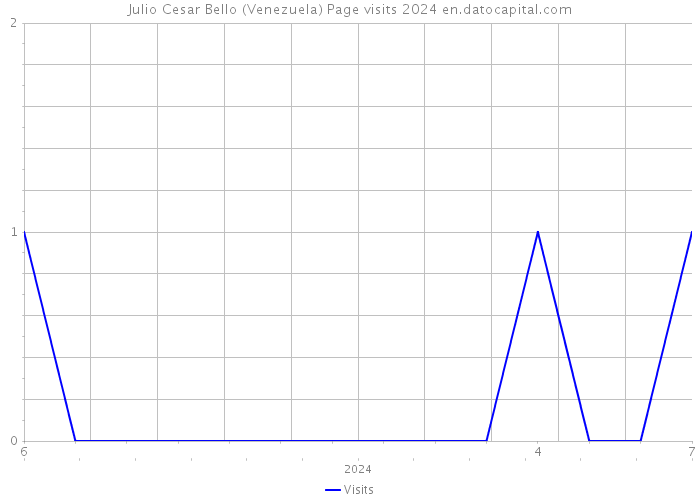 Julio Cesar Bello (Venezuela) Page visits 2024 
