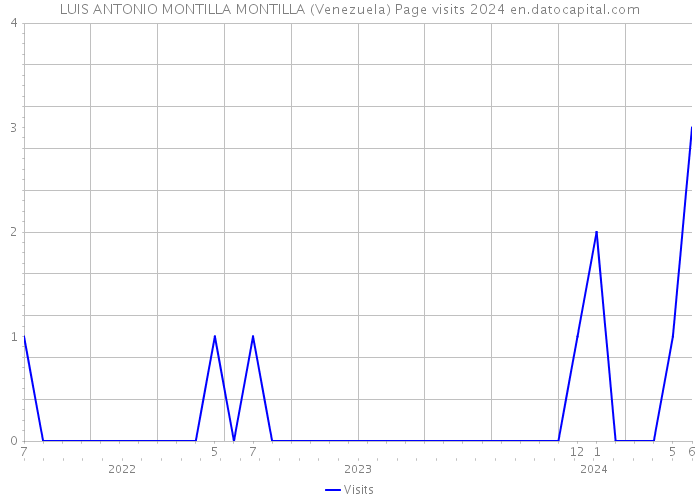 LUIS ANTONIO MONTILLA MONTILLA (Venezuela) Page visits 2024 