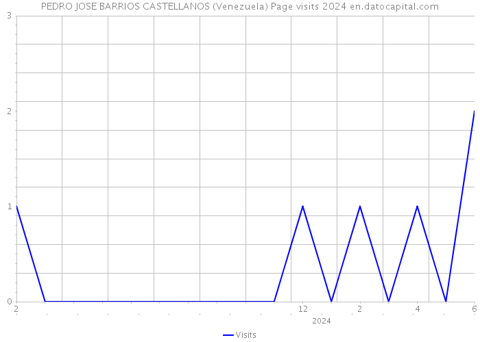 PEDRO JOSE BARRIOS CASTELLANOS (Venezuela) Page visits 2024 