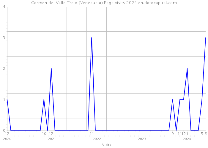 Carmen del Valle Trejo (Venezuela) Page visits 2024 