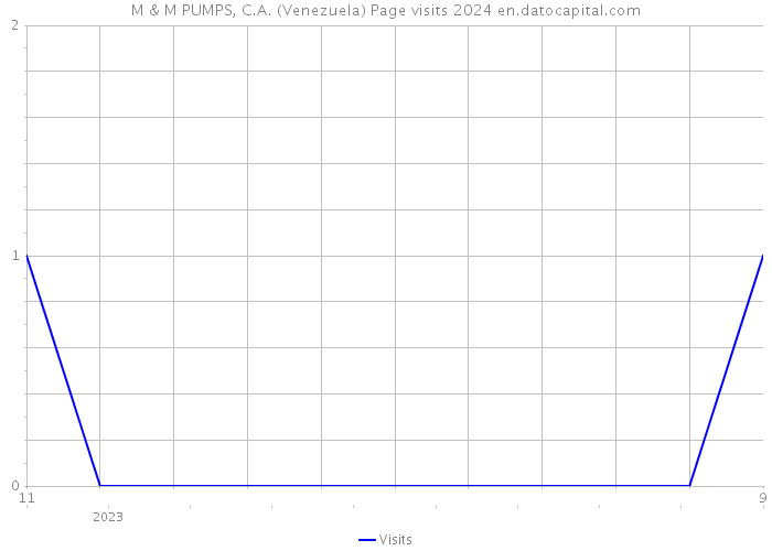 M & M PUMPS, C.A. (Venezuela) Page visits 2024 