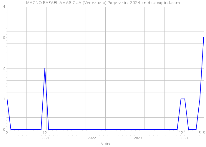 MAGNO RAFAEL AMARICUA (Venezuela) Page visits 2024 