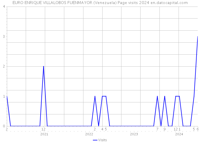 EURO ENRIQUE VILLALOBOS FUENMAYOR (Venezuela) Page visits 2024 