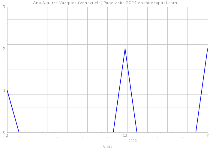 Ana Aguirre Vazquez (Venezuela) Page visits 2024 
