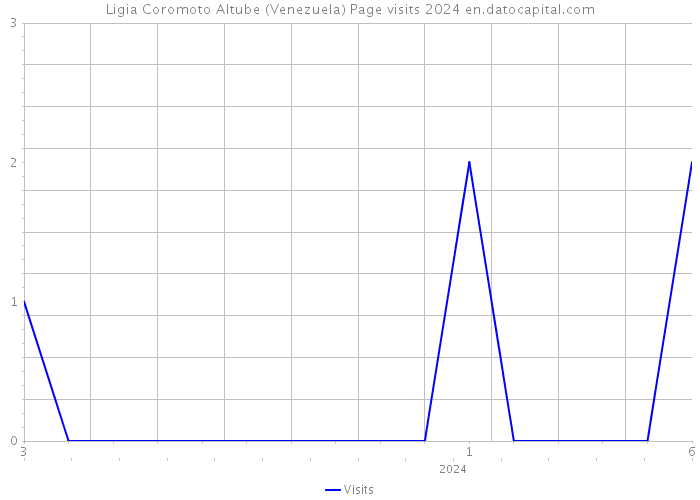 Ligia Coromoto Altube (Venezuela) Page visits 2024 
