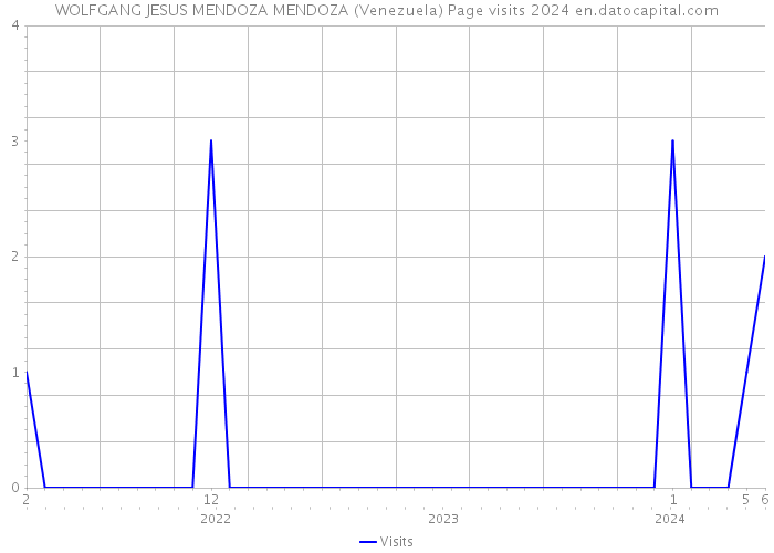 WOLFGANG JESUS MENDOZA MENDOZA (Venezuela) Page visits 2024 