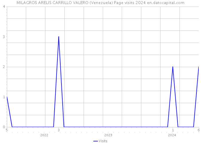 MILAGROS ARELIS CARRILLO VALERO (Venezuela) Page visits 2024 